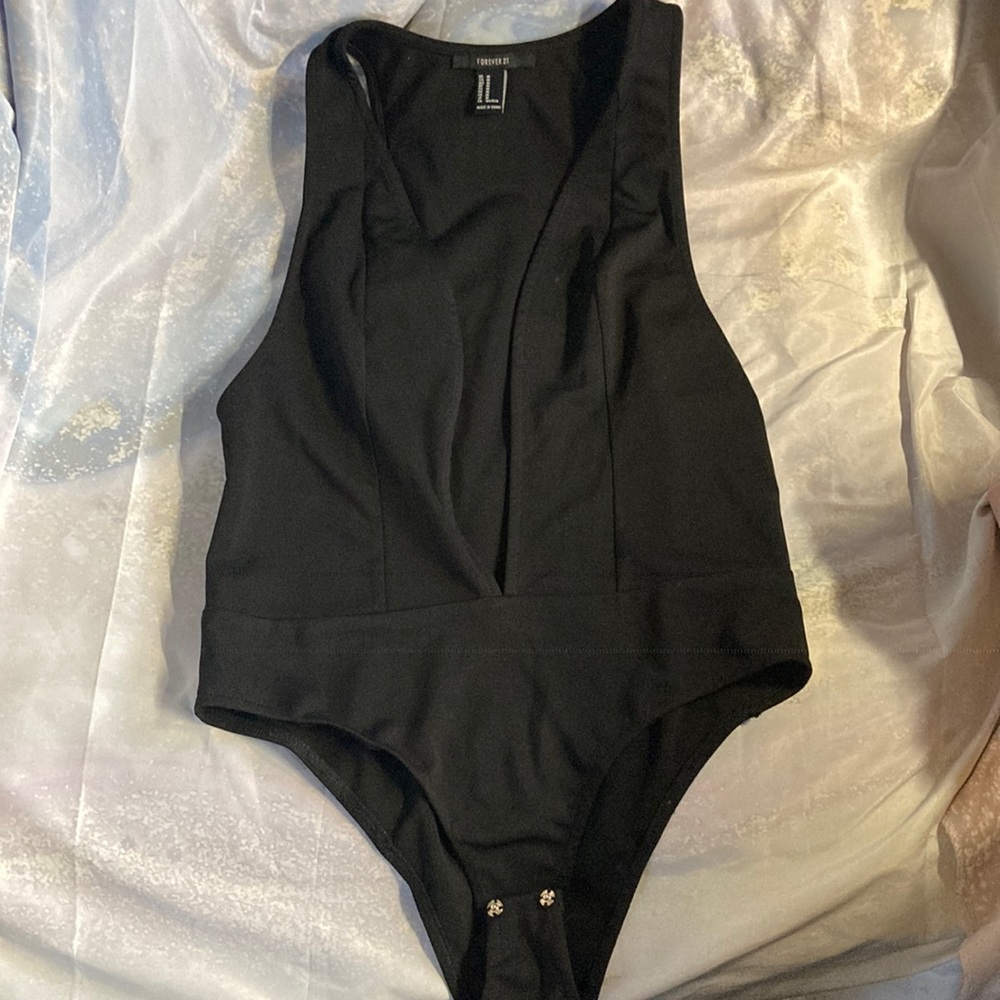 Sexy Plunging Bodysuit
